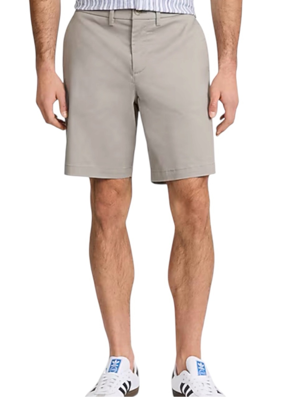 Express 8" Comfort Waist Hyper Stretch Slim Chino Shorts Set of 2 Size 32